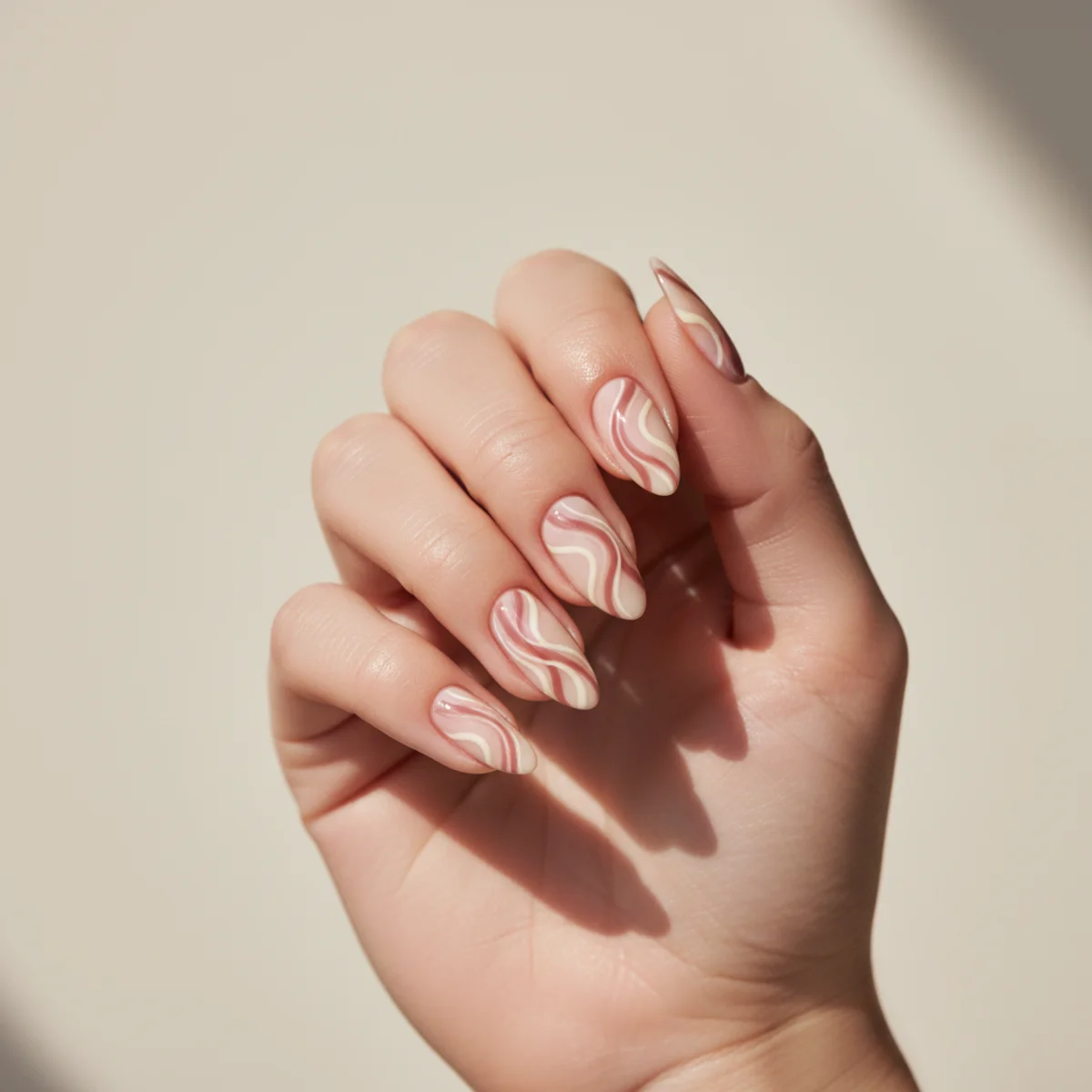 Color Block Triangle — seasonal nail design ideas