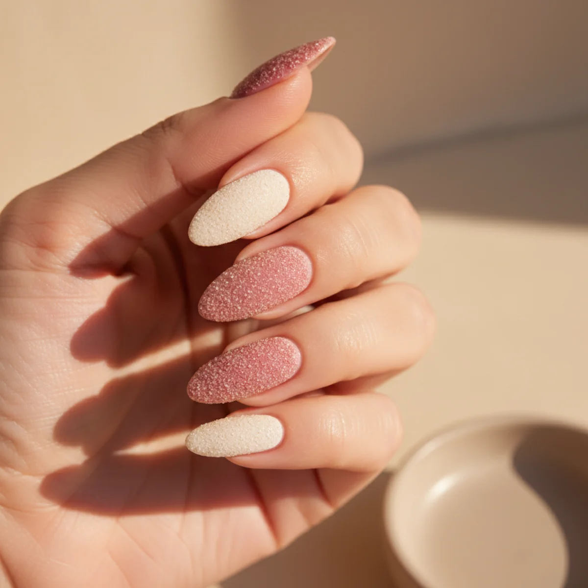 Mocha Glaze Short — short acrylic nail design ideas
