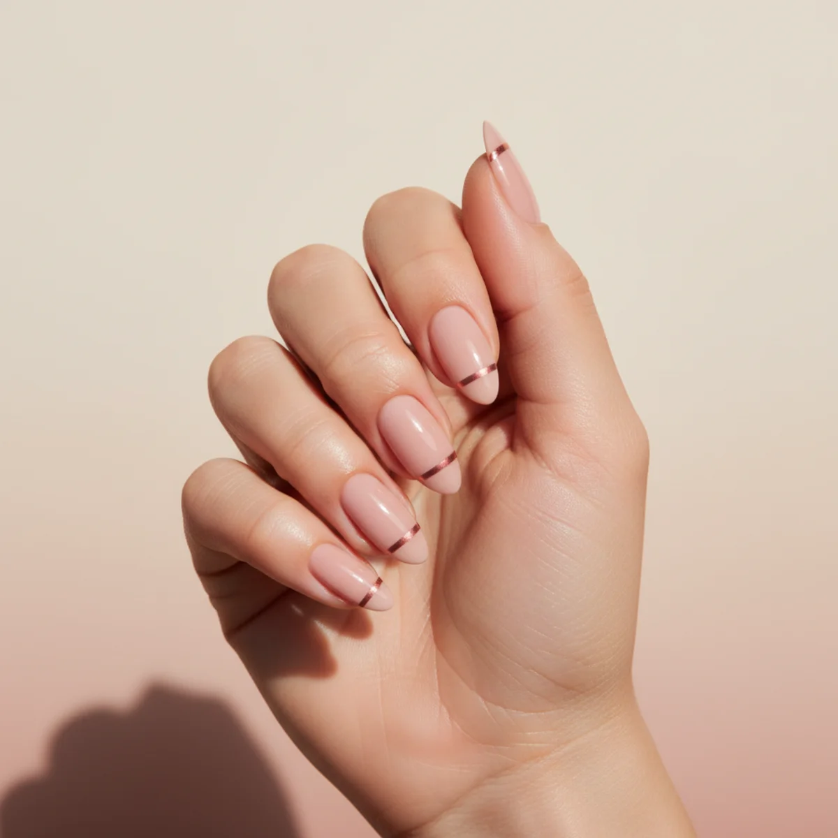Pearl Cuff Short — short acrylic nail design ideas