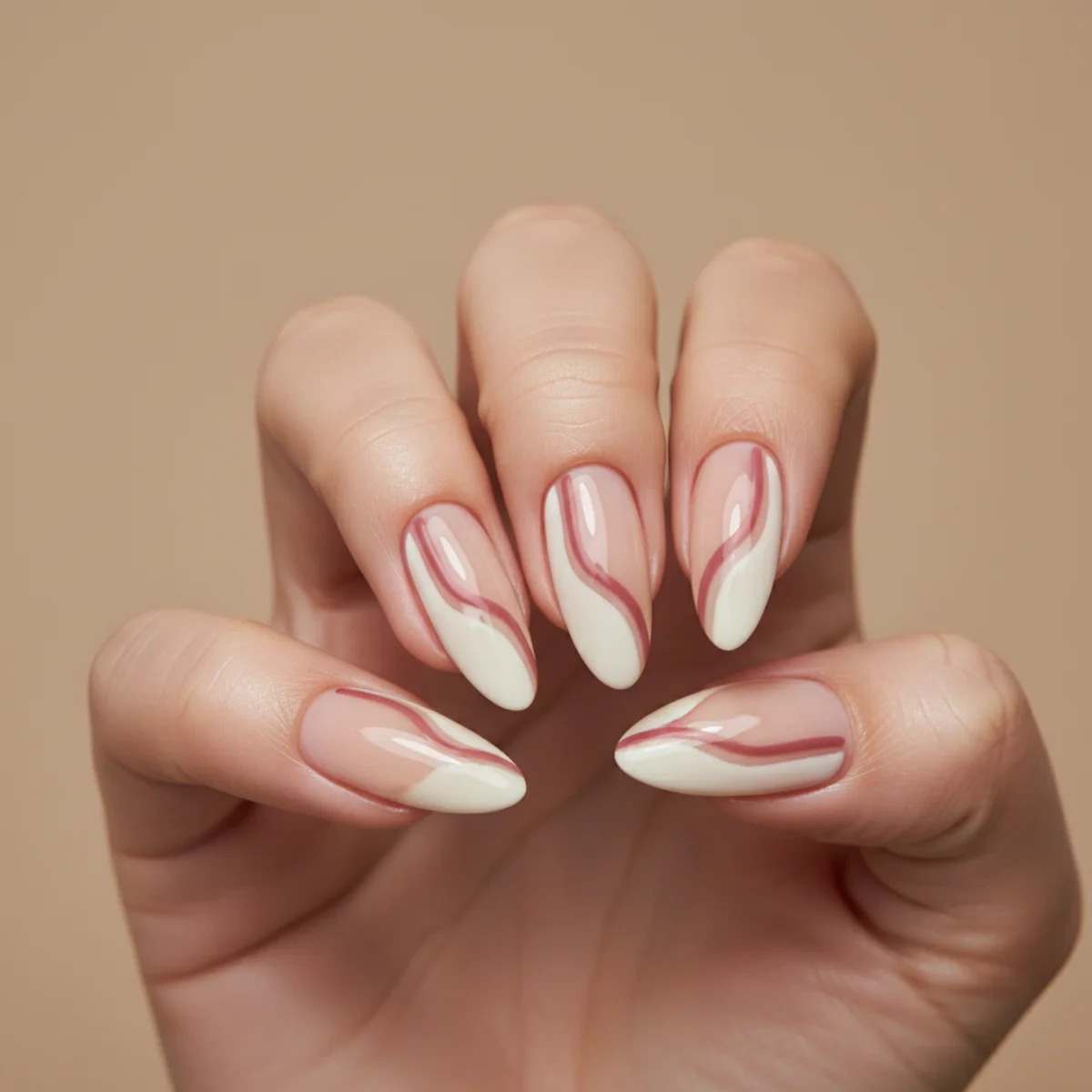 Smoke Gradient Short — short nail design ideas