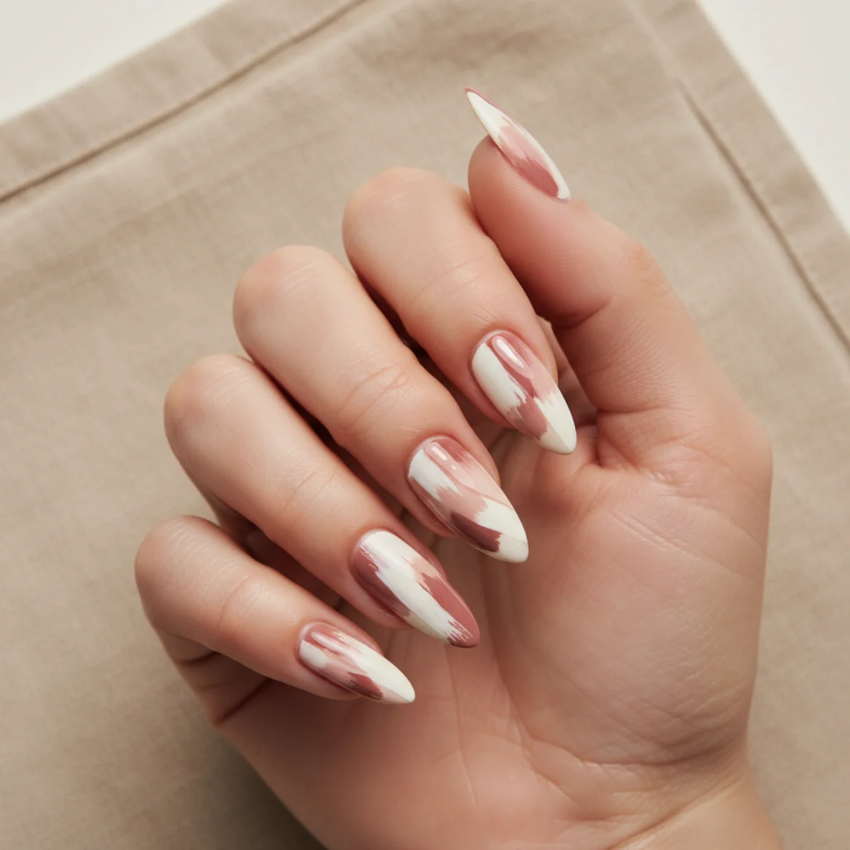 Velvet Burgundy Short — short nail design ideas