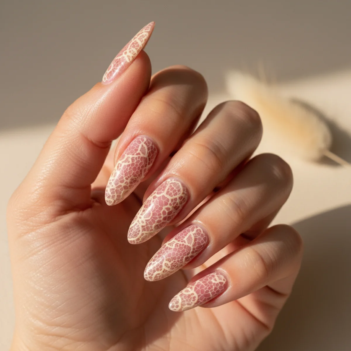 Watermelon Tip — short nail design ideas