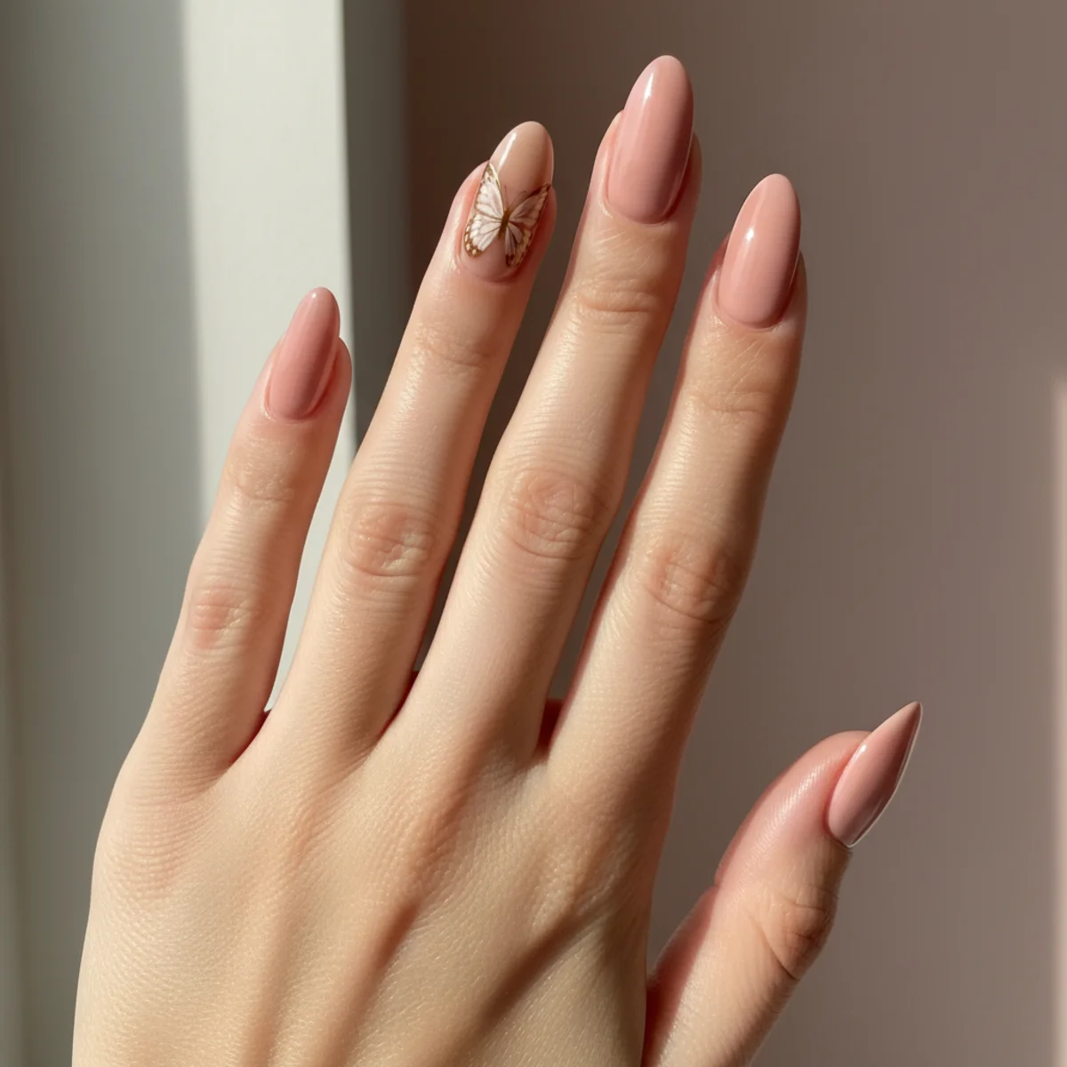 Glazed Berry Short — short nail design ideas