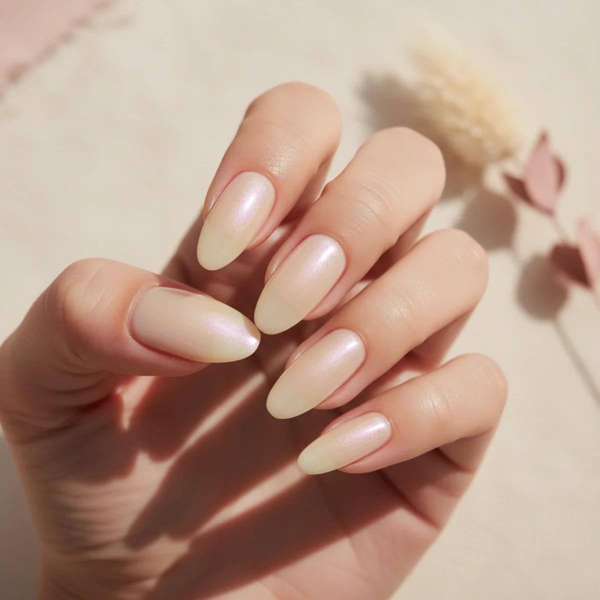 Aura Halo Pink — short nail design ideas