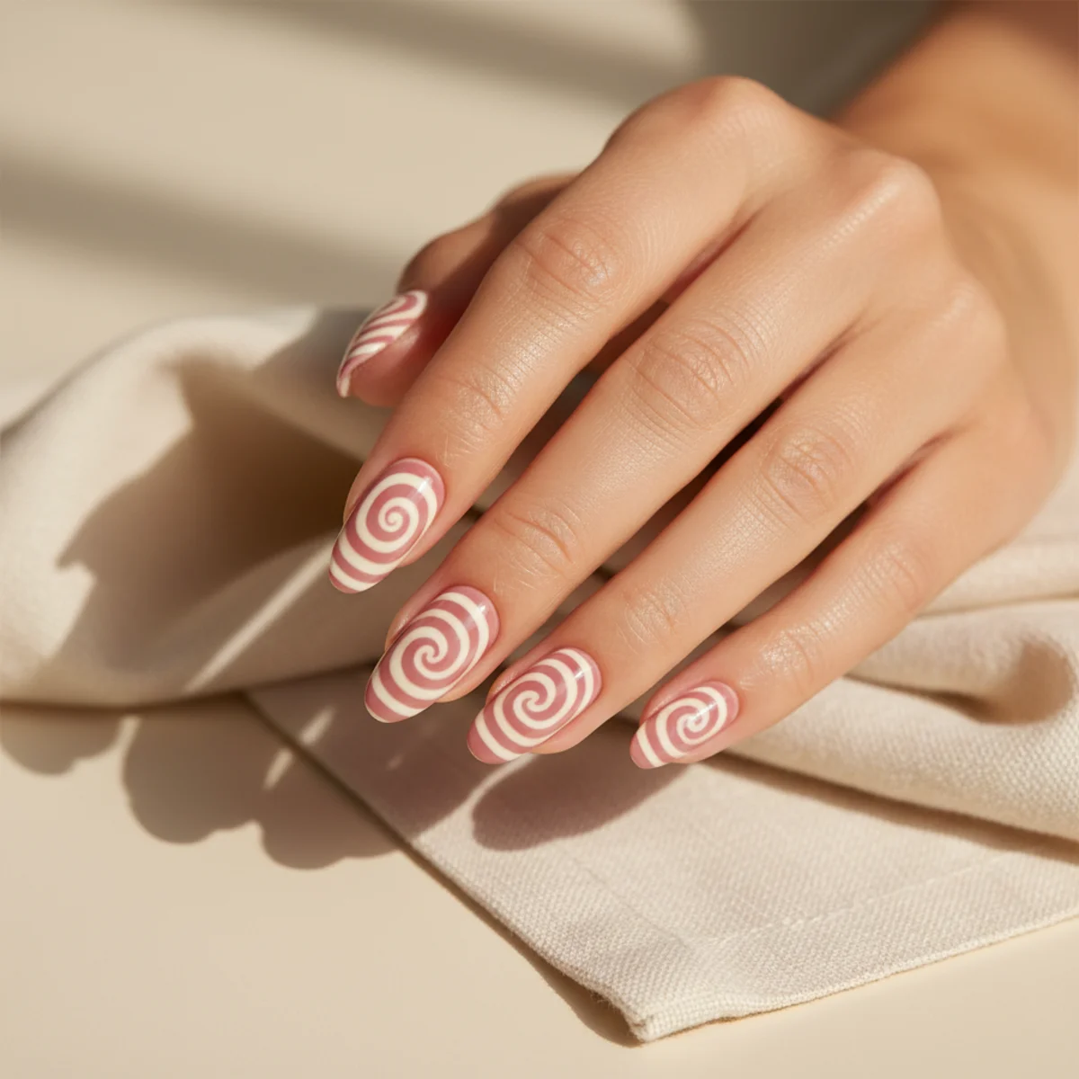 Aurora Chrome Short — short nail design ideas