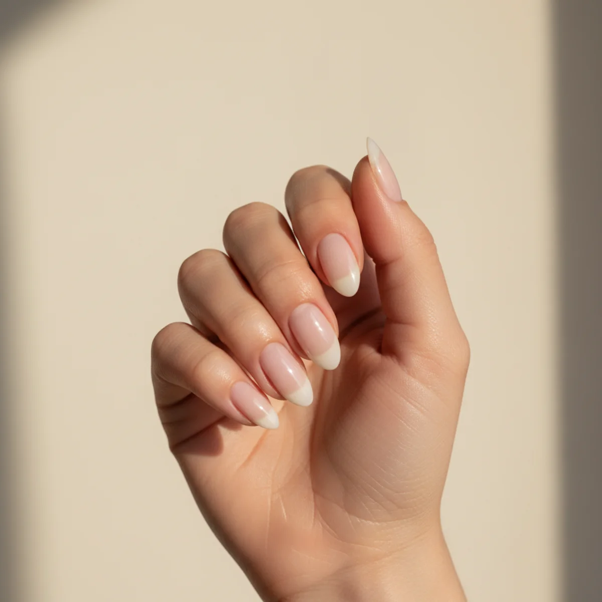 Pearl Outline Minimalist — simple nail design ideas
