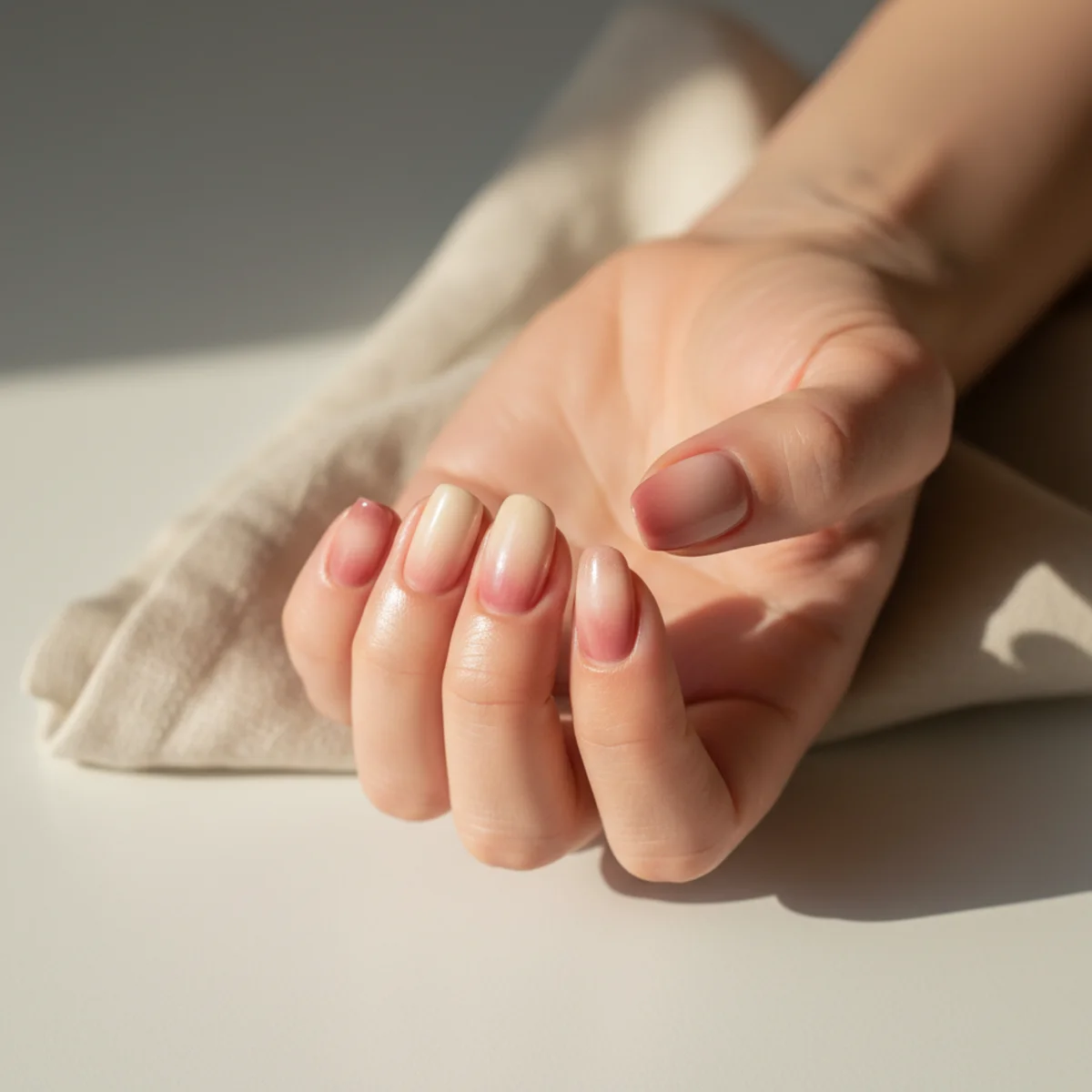 Crystal Encasement Minimalist — simple nail design ideas