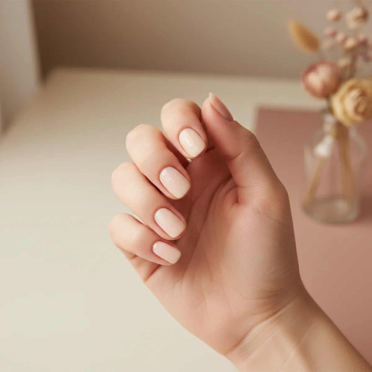 Aurora Pearl Minimalist — simple nail design ideas