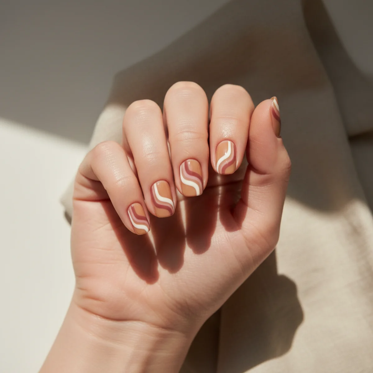 Sheer Pink Glaze — simple nail design ideas