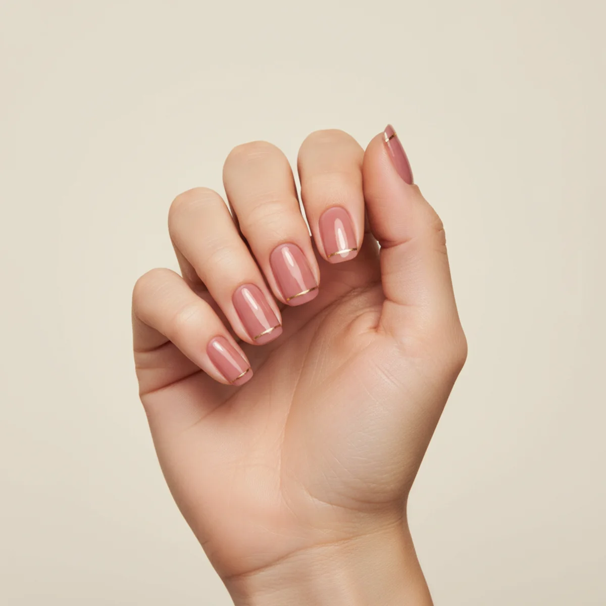 Sheer Lavender Minimalist — simple nail design ideas