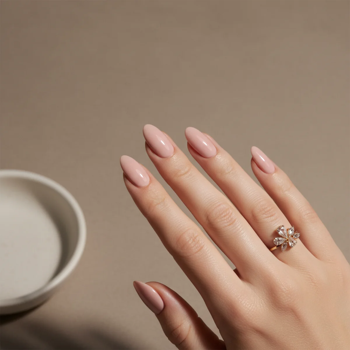 Aura French Minimalist — simple nail design ideas
