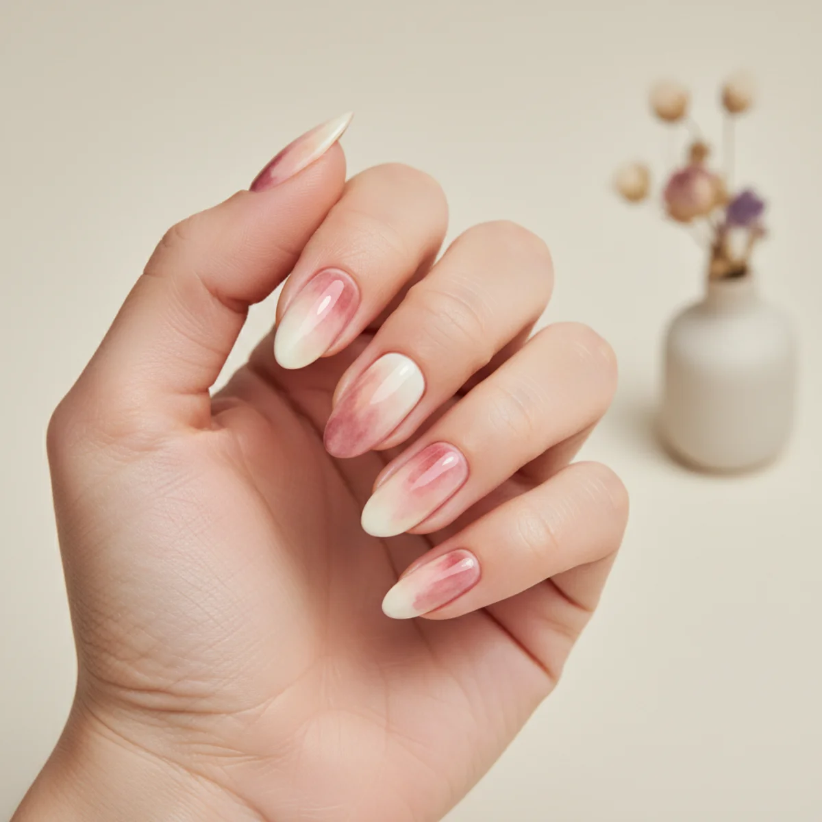 Pearl Cluster Single — simple nail design ideas