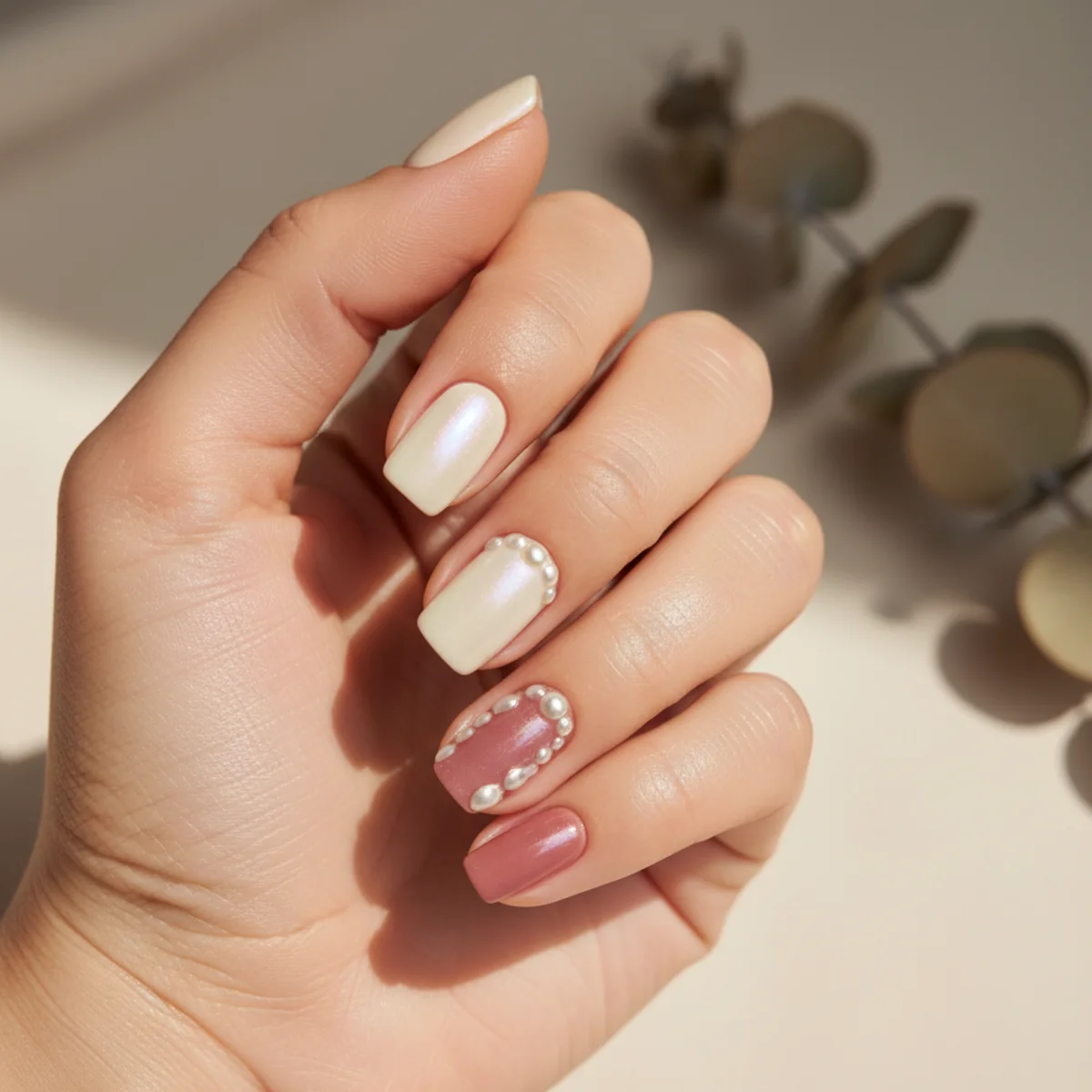 Strawberry Shortcake Tip — spring nail design ideas