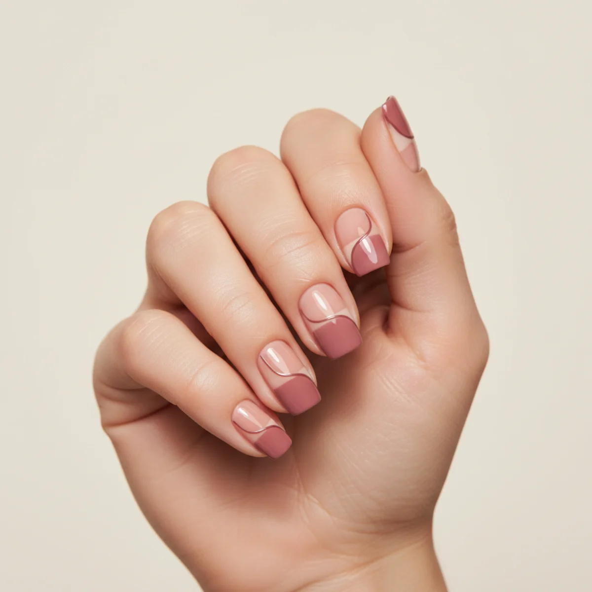 Pearl-Set Pink — spring nail design ideas
