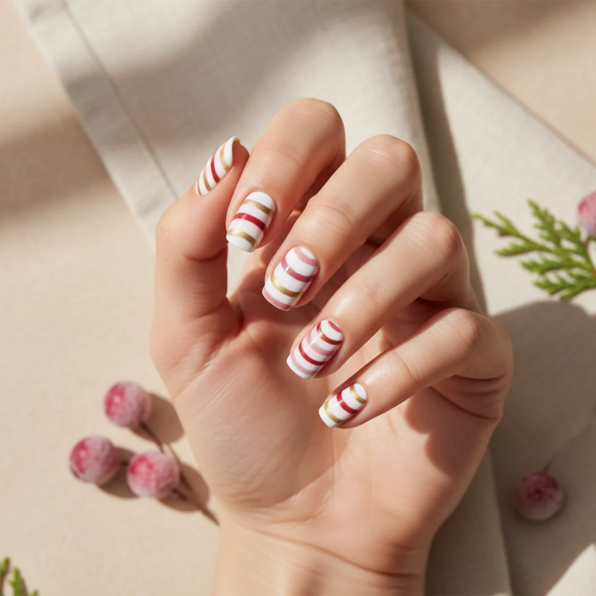 Aurora Chrome Spring — spring nail design ideas