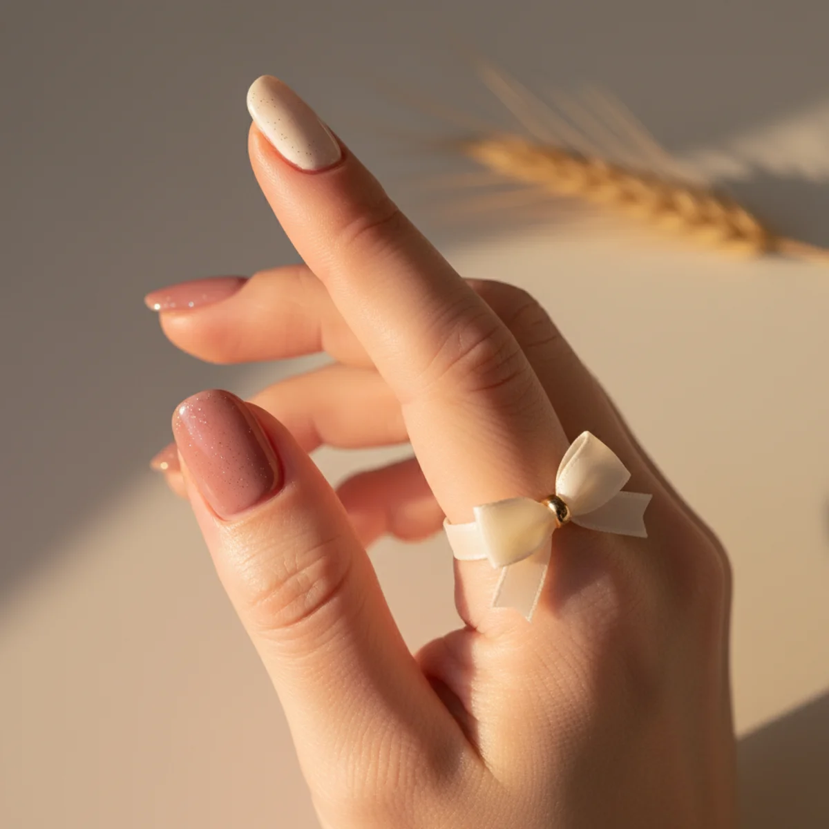 Glazed Donut Lavender — spring nail design ideas