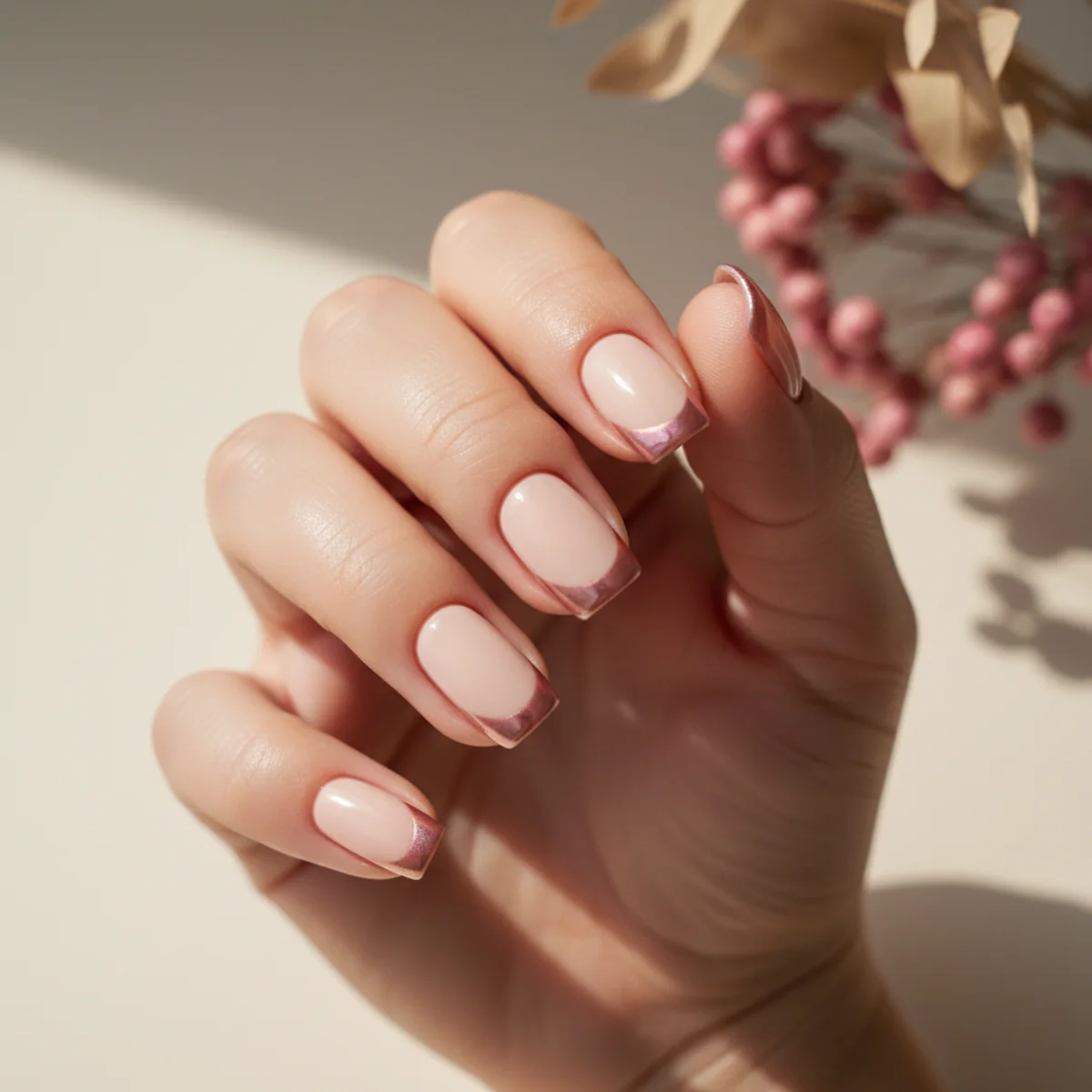 Pearl Cluster Pink — spring nail design ideas
