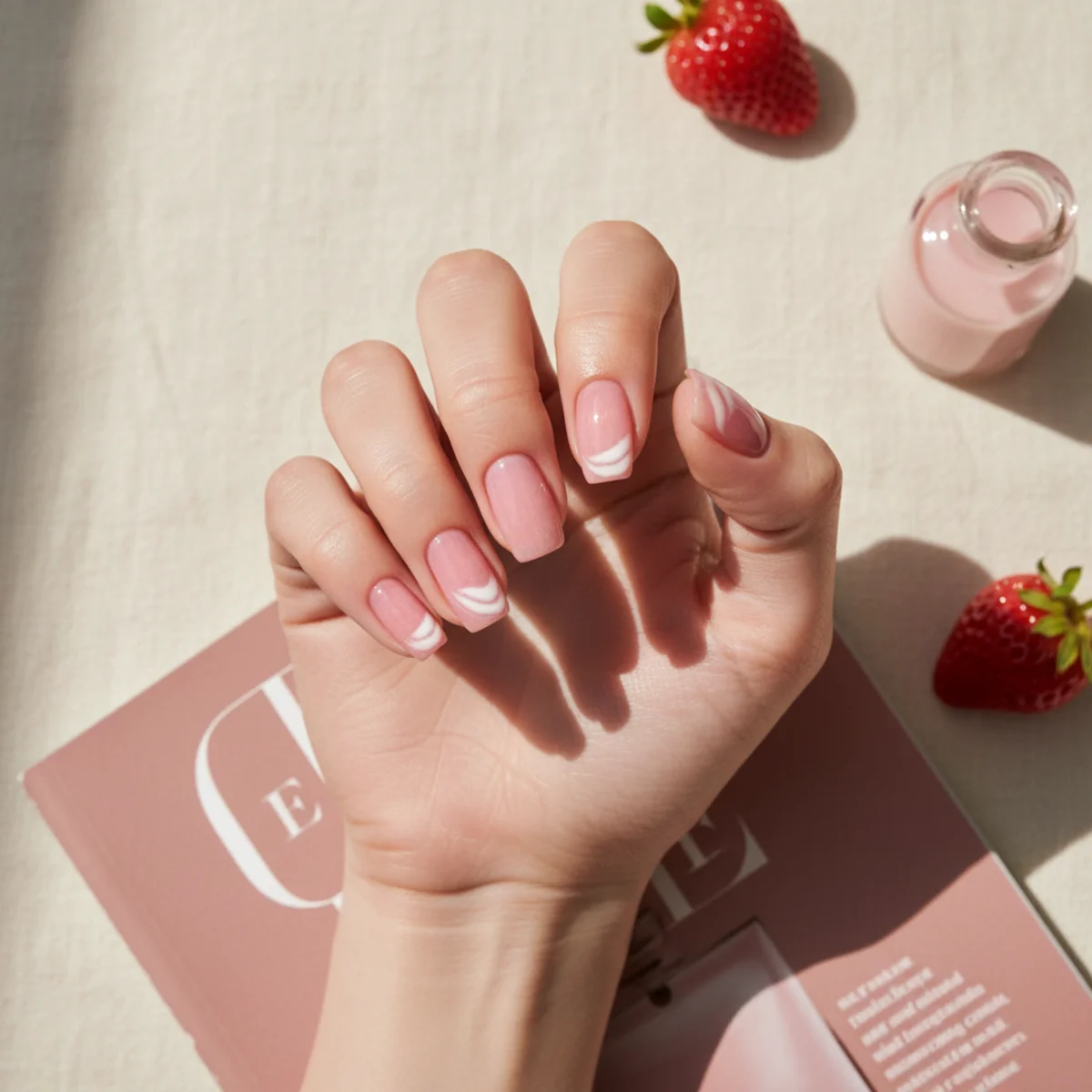 Heart Tip Spring — spring nail design ideas