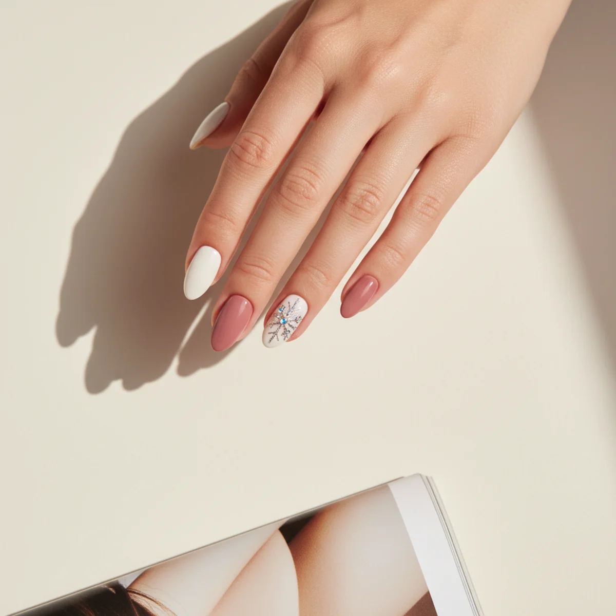 Spring Lace Cuff — spring nail design ideas