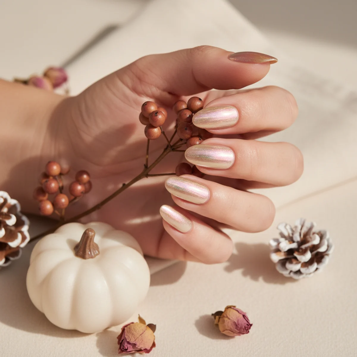 Glazed Cherry Summer — summer nail design ideas