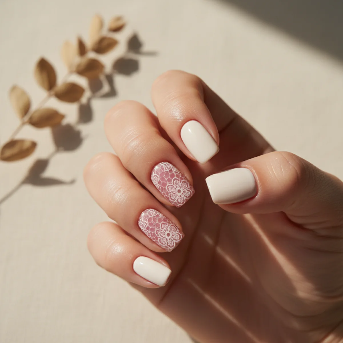 Foil Marble Gold — summer nail design ideas