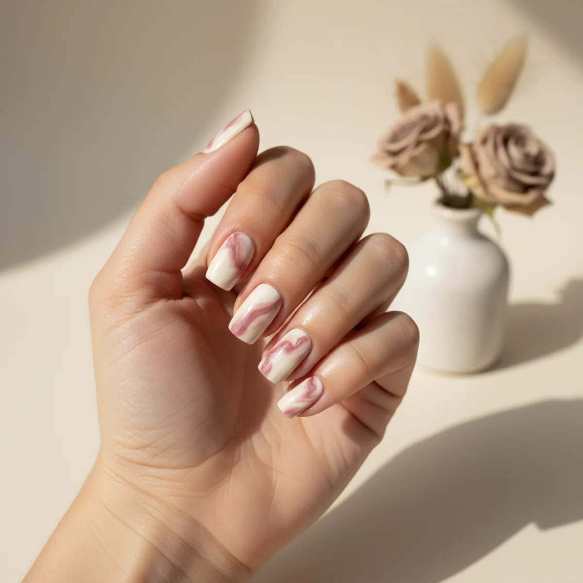 Glazed Berry Summer — summer nail design ideas