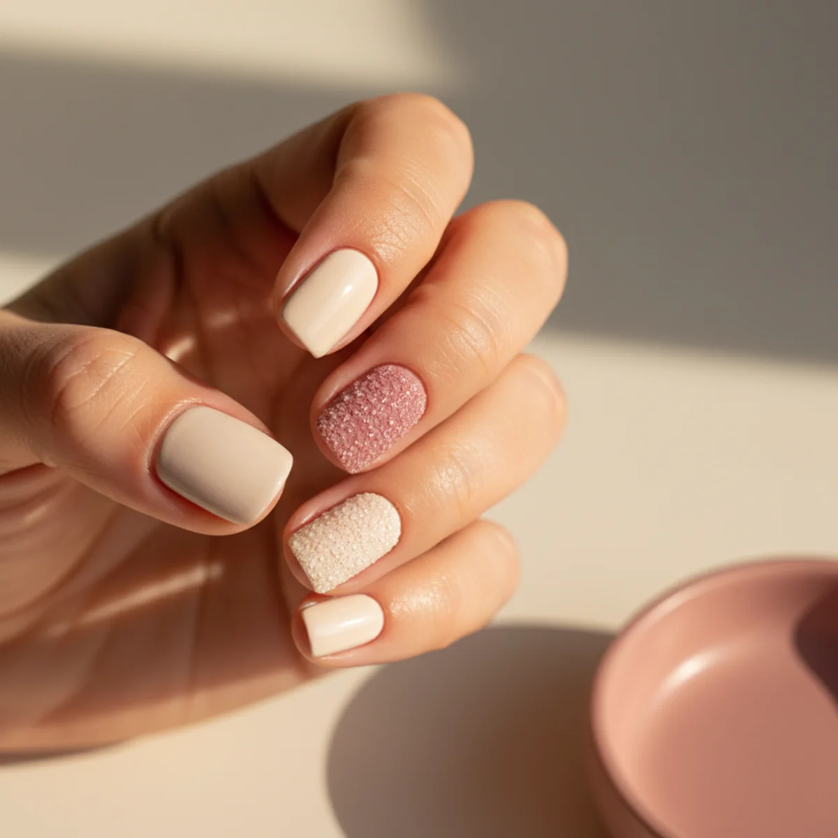 Watercolor Wave — summer nail design ideas