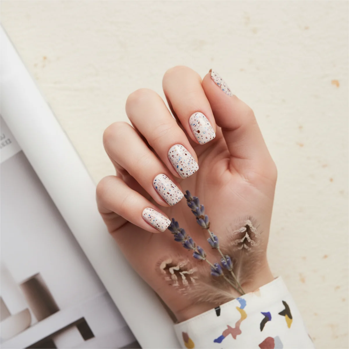 Aurora French Tip — summer nail design ideas