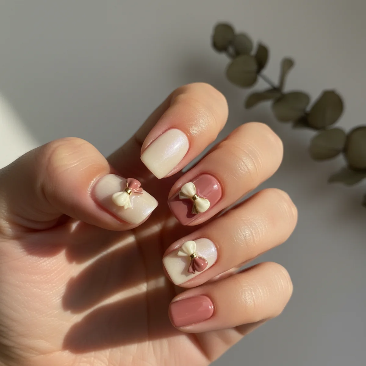 Mocha Glaze Summer — summer nail design ideas