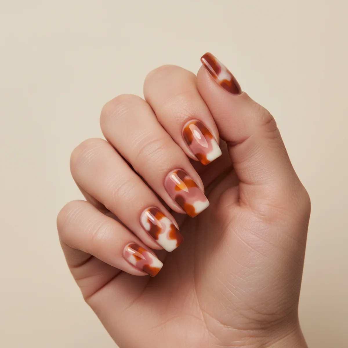 Hand-Painted Sun Accent — summer nail design ideas