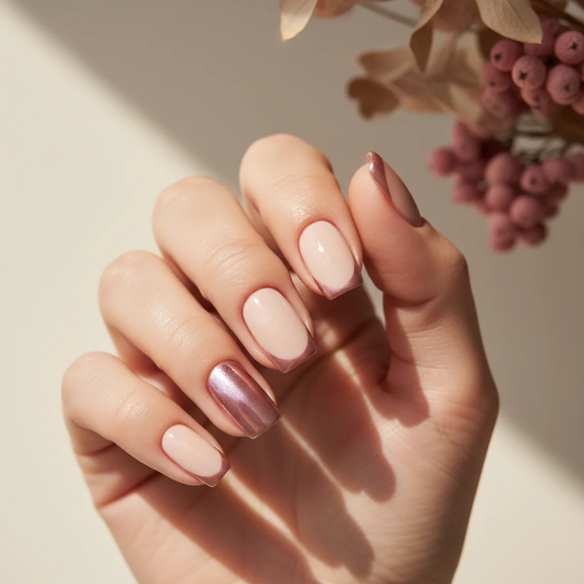 Crystal Choker Coral — summer nail design ideas