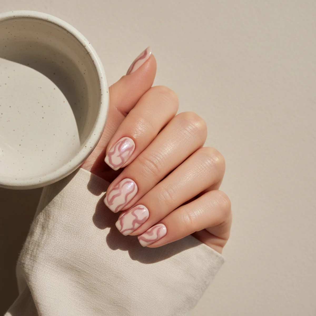 Mirror Chrome Silver — summer nail design ideas