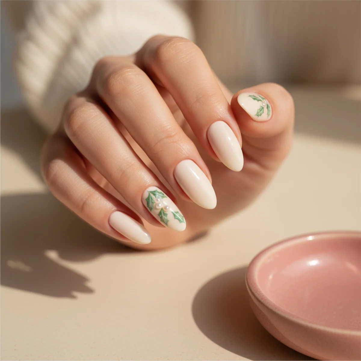 Sea Glass Aurora — summer nail design ideas