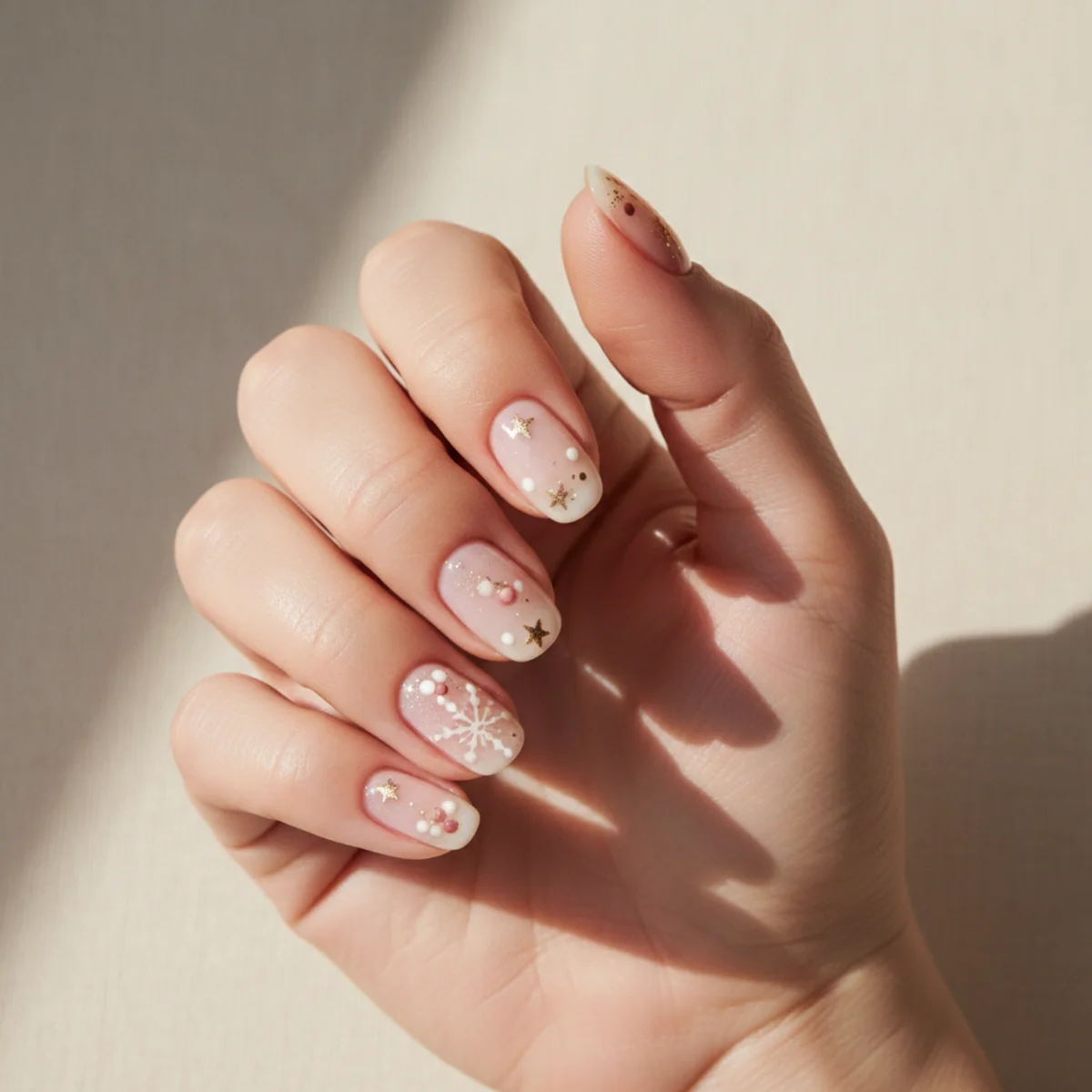 Hot Cocoa Sheer Wash — thanksgiving nail design ideas