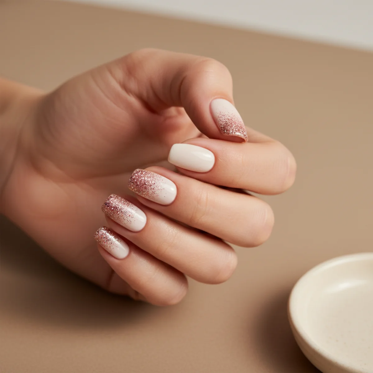 Burgundy Aura Halo — thanksgiving nail design ideas