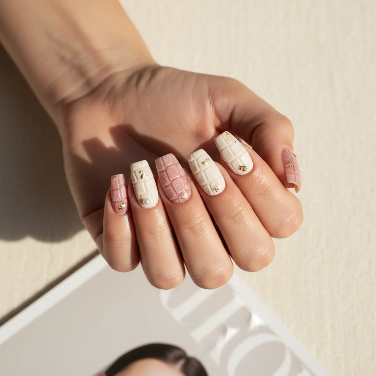 Aurora Pearl Fall — thanksgiving nail design ideas
