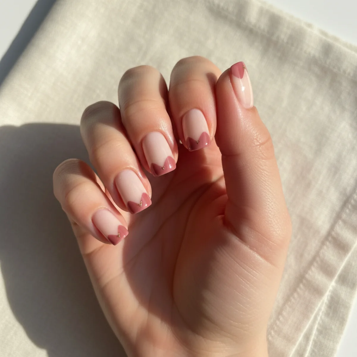Leaf Gold Foil — thanksgiving nail design ideas