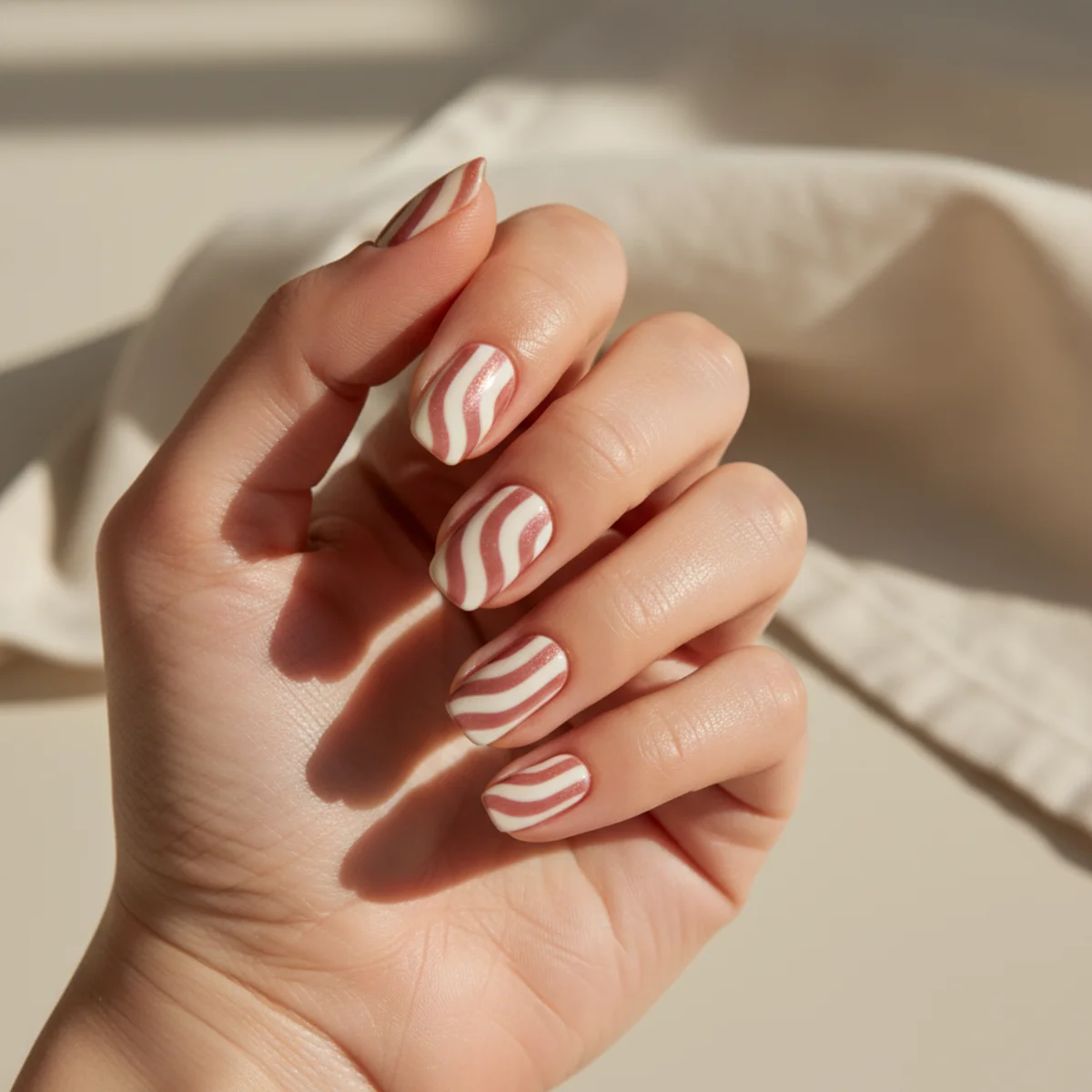 Bow Charm Burgundy — thanksgiving nail design ideas