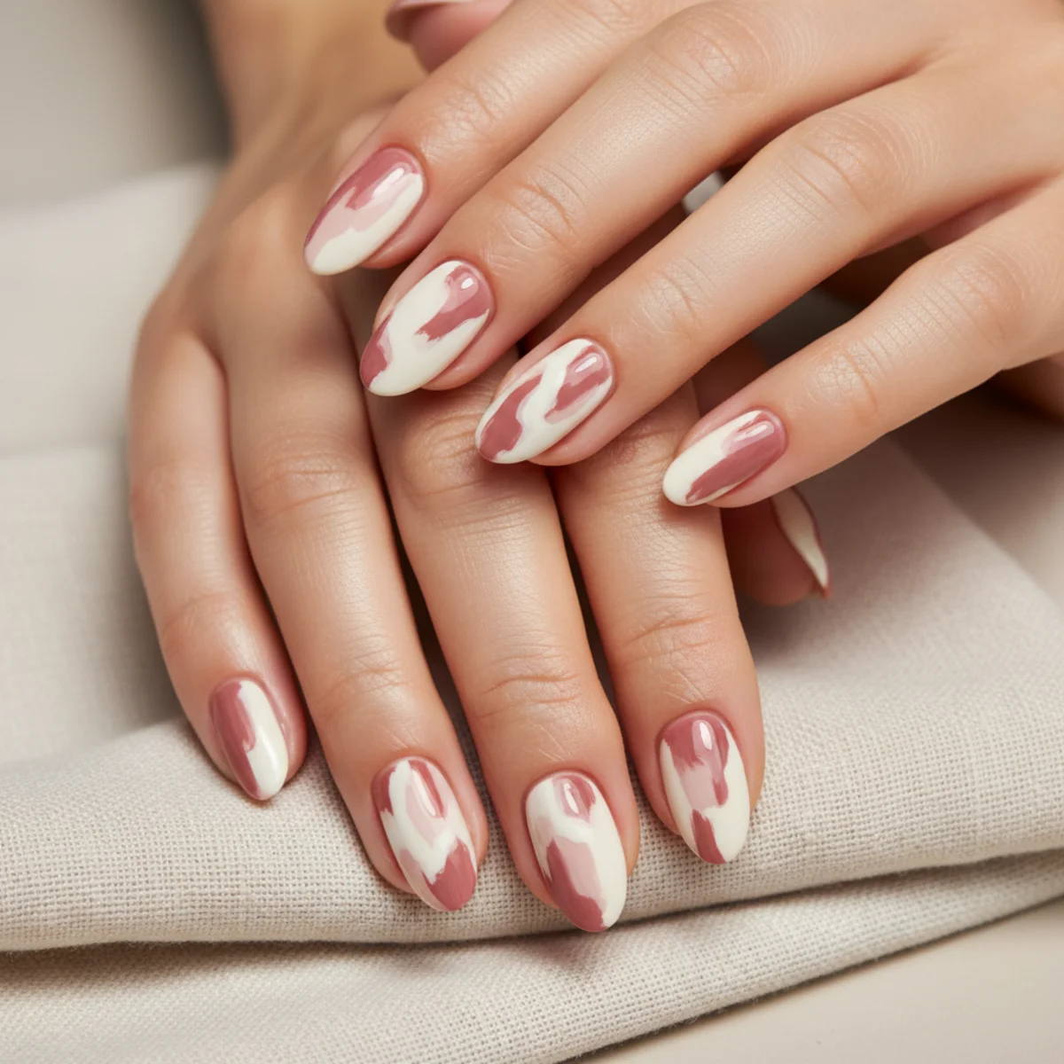 Pearl-Set Half French — unique nail design ideas