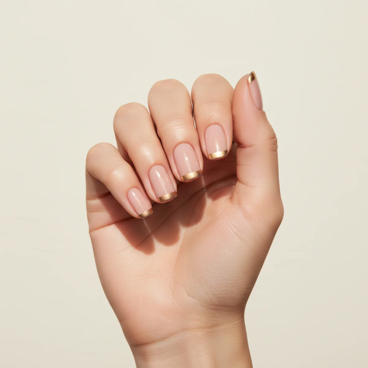 Three-Tone Vertical Stripe — unique nail design ideas