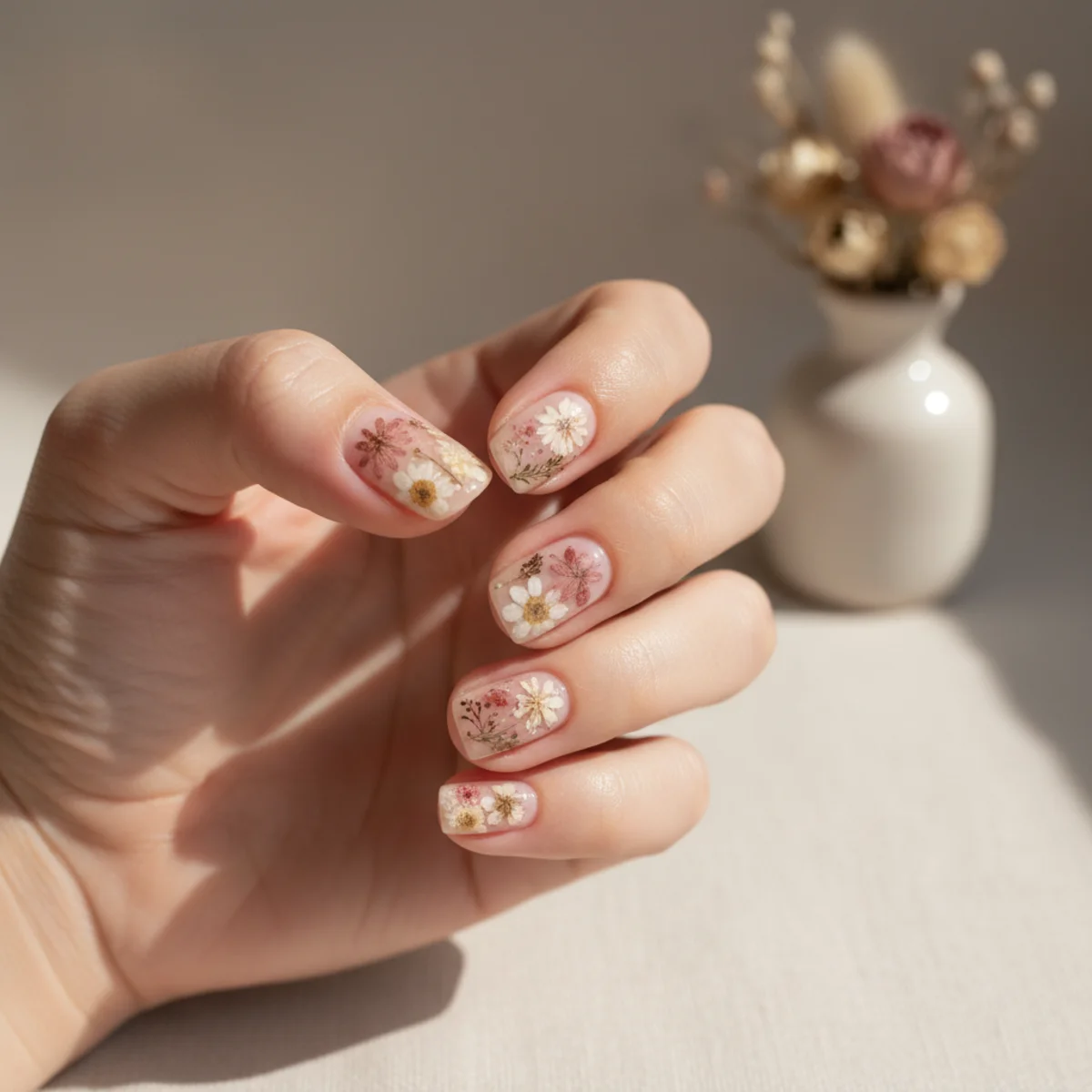 Foiled Crack Effect — unique nail design ideas