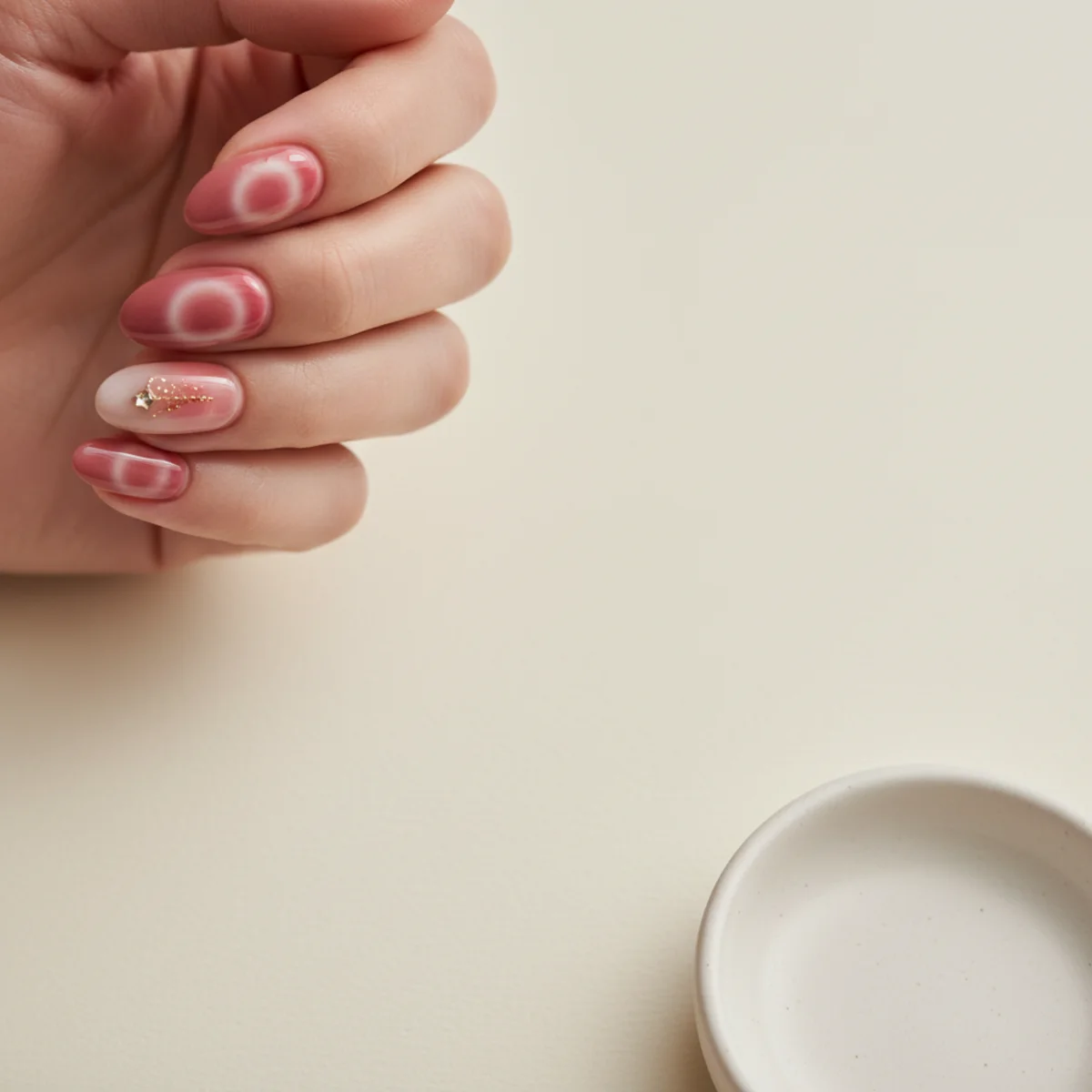 Magnetic Cat Eye Pink — valentine's day nail design ideas