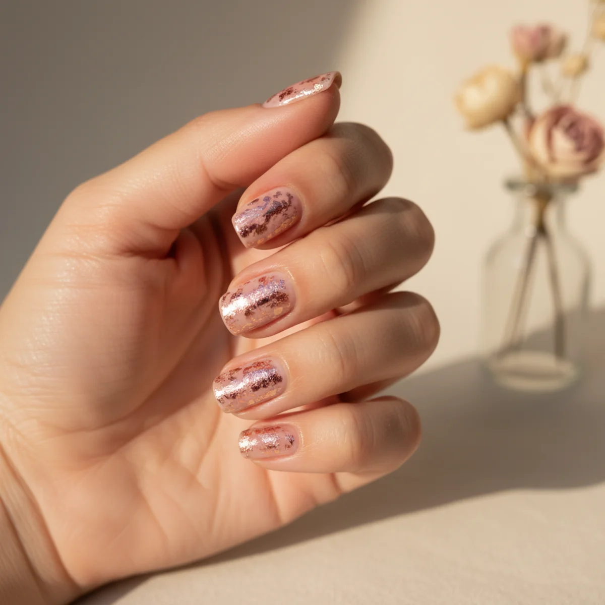 Glazed Cherry Coffin — valentine's day nail design ideas