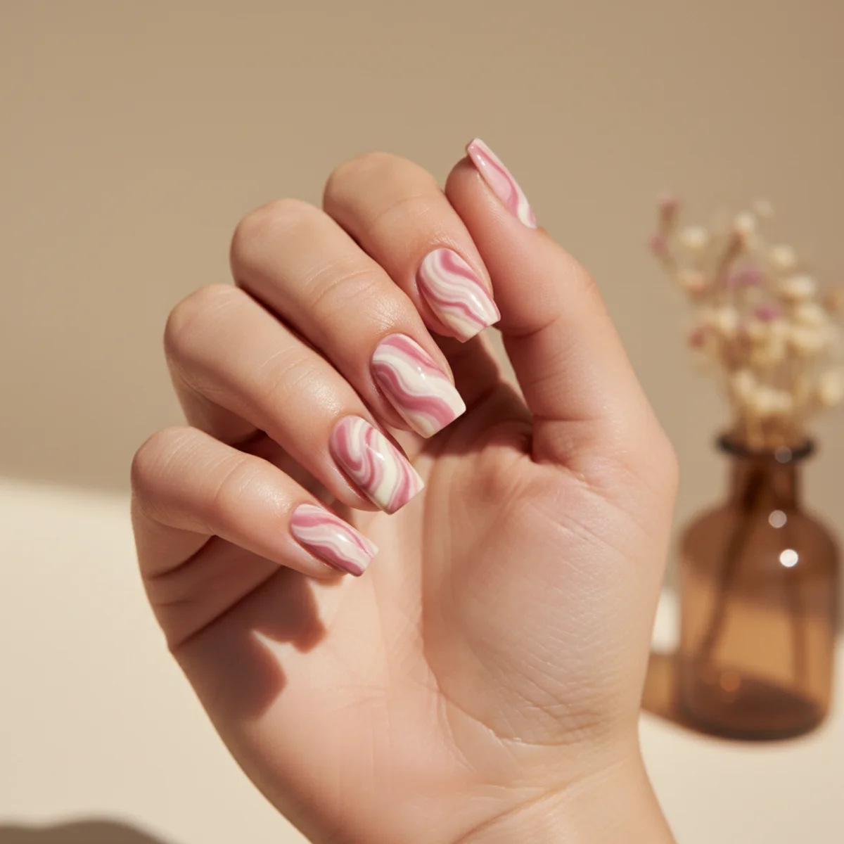 Mirror Chrome Silver Valentine — valentine's day nail design ideas