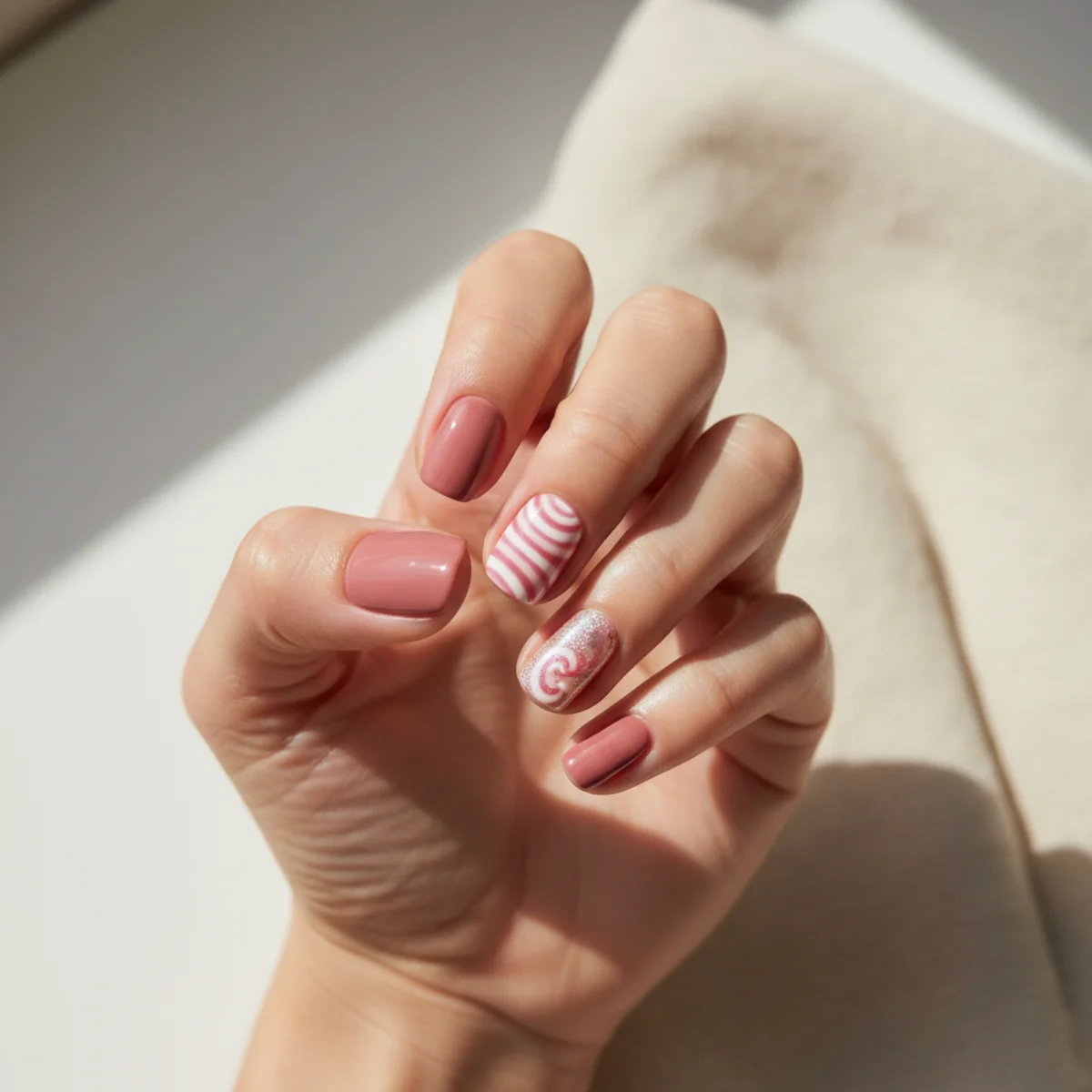 Glazed Berry Valentine — valentine's day nail design ideas