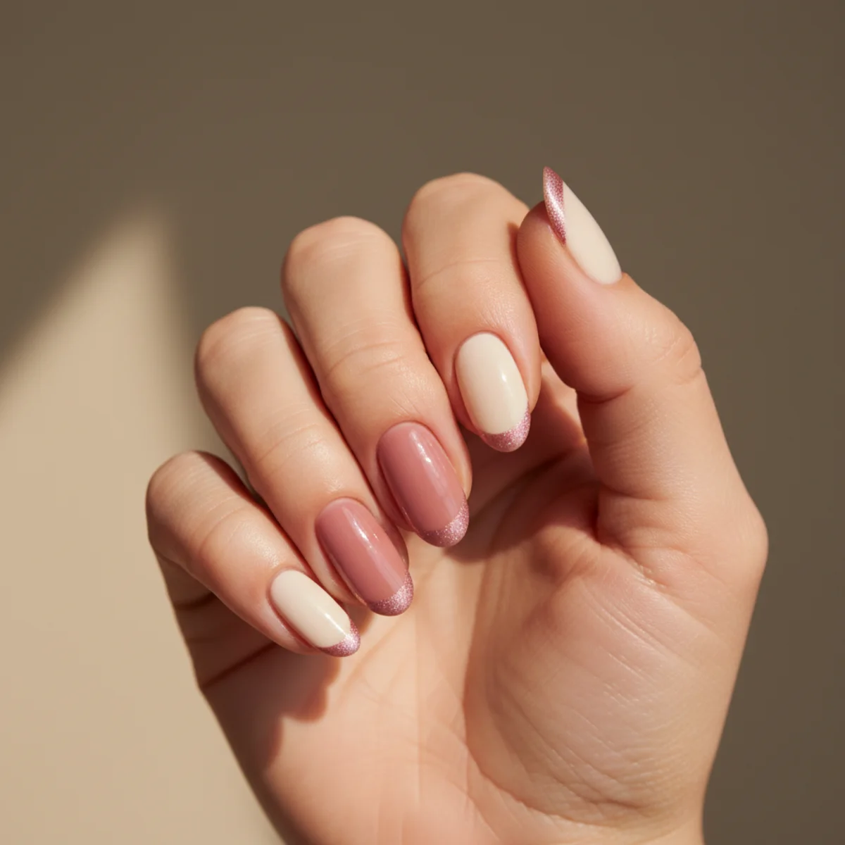 Heart Tip French — valentine's day nail design ideas