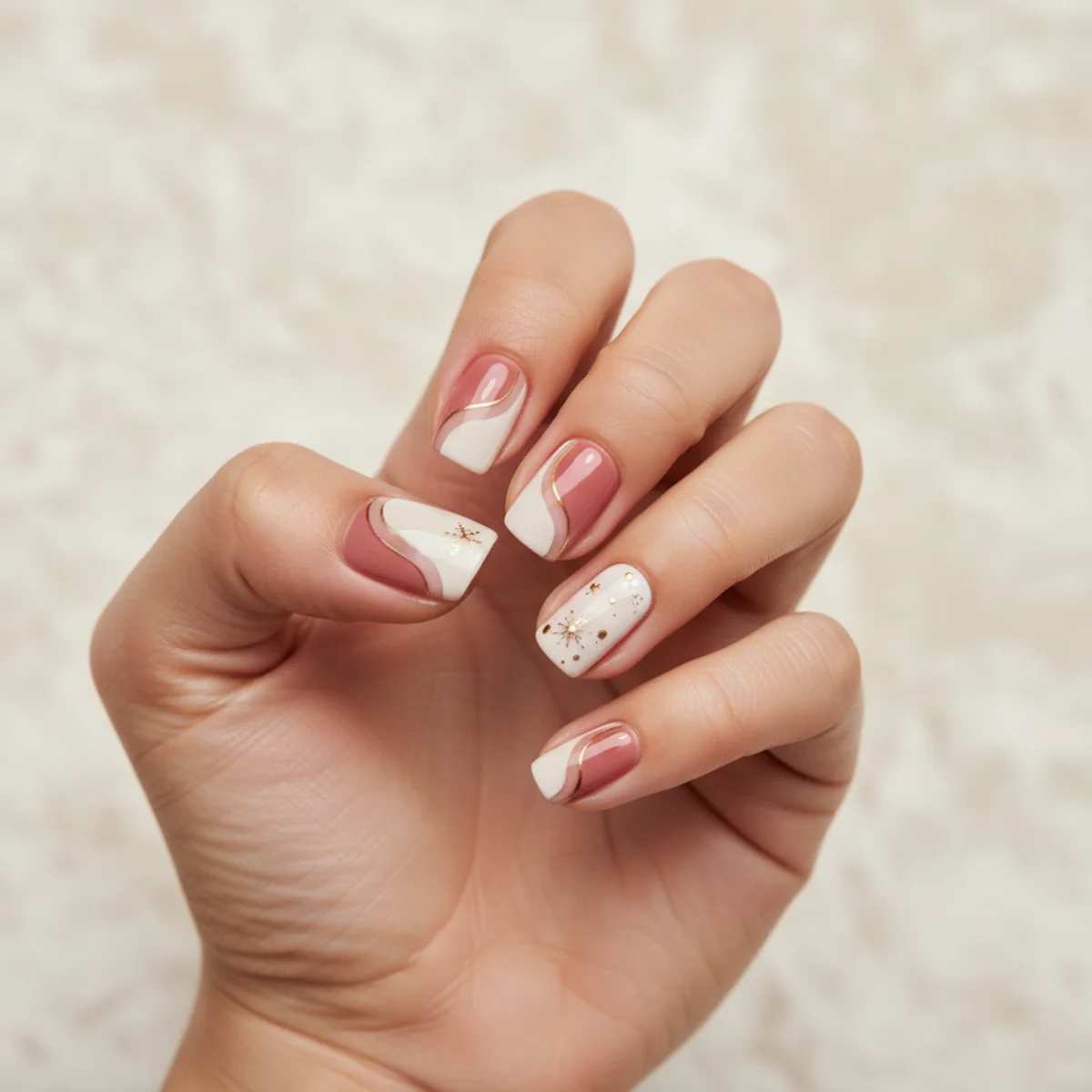 Hand-Painted Lace Wedding — wedding nail design ideas