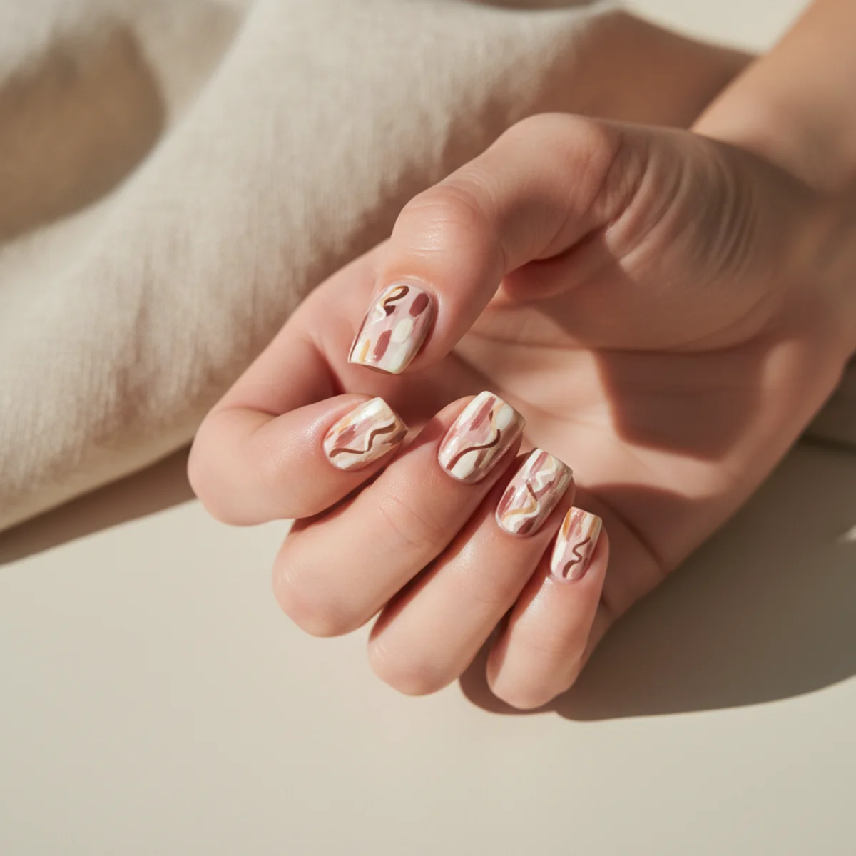 Hand-Painted Lace Veil Wedding — wedding nail design ideas