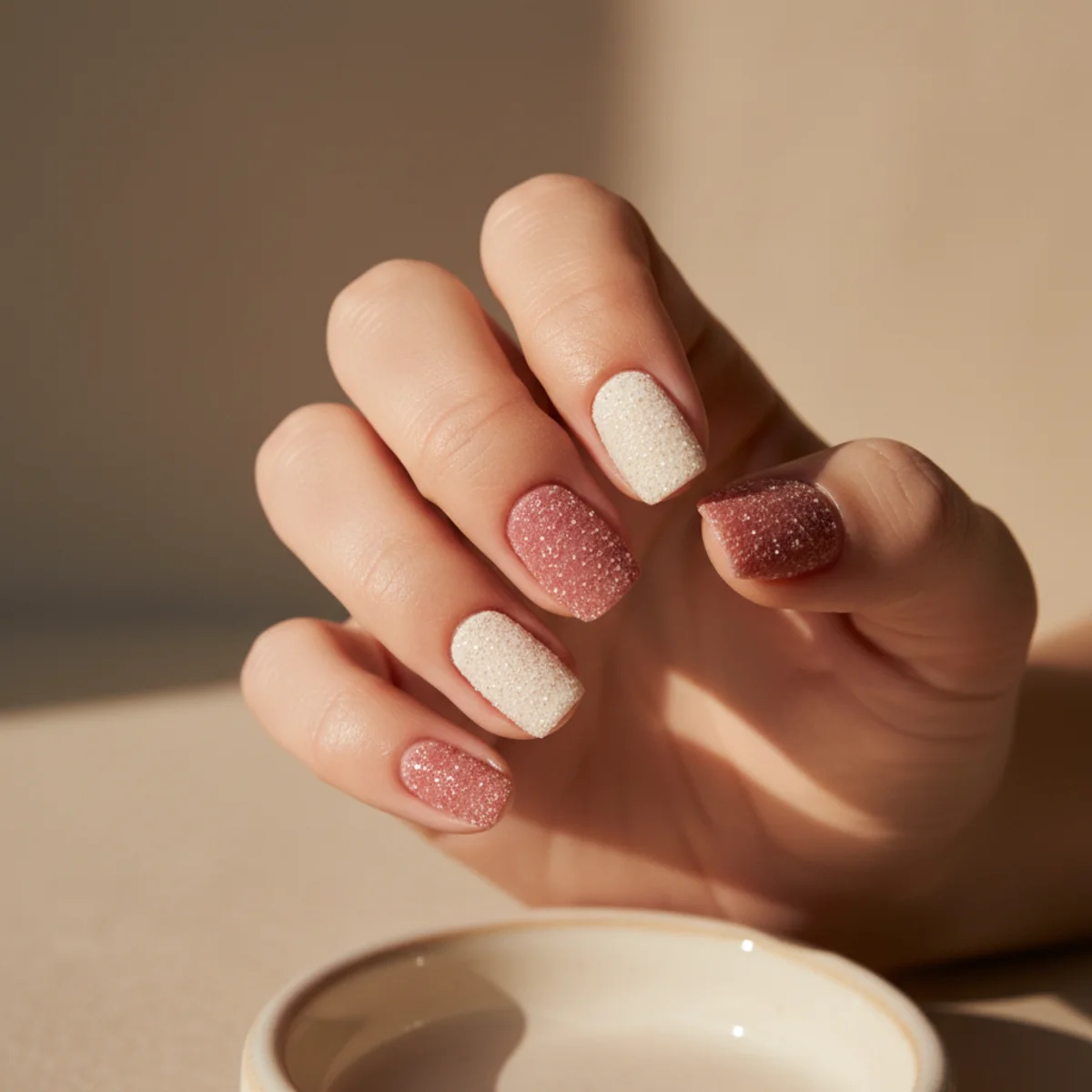 Sheer Lilac Wedding — wedding nail design ideas