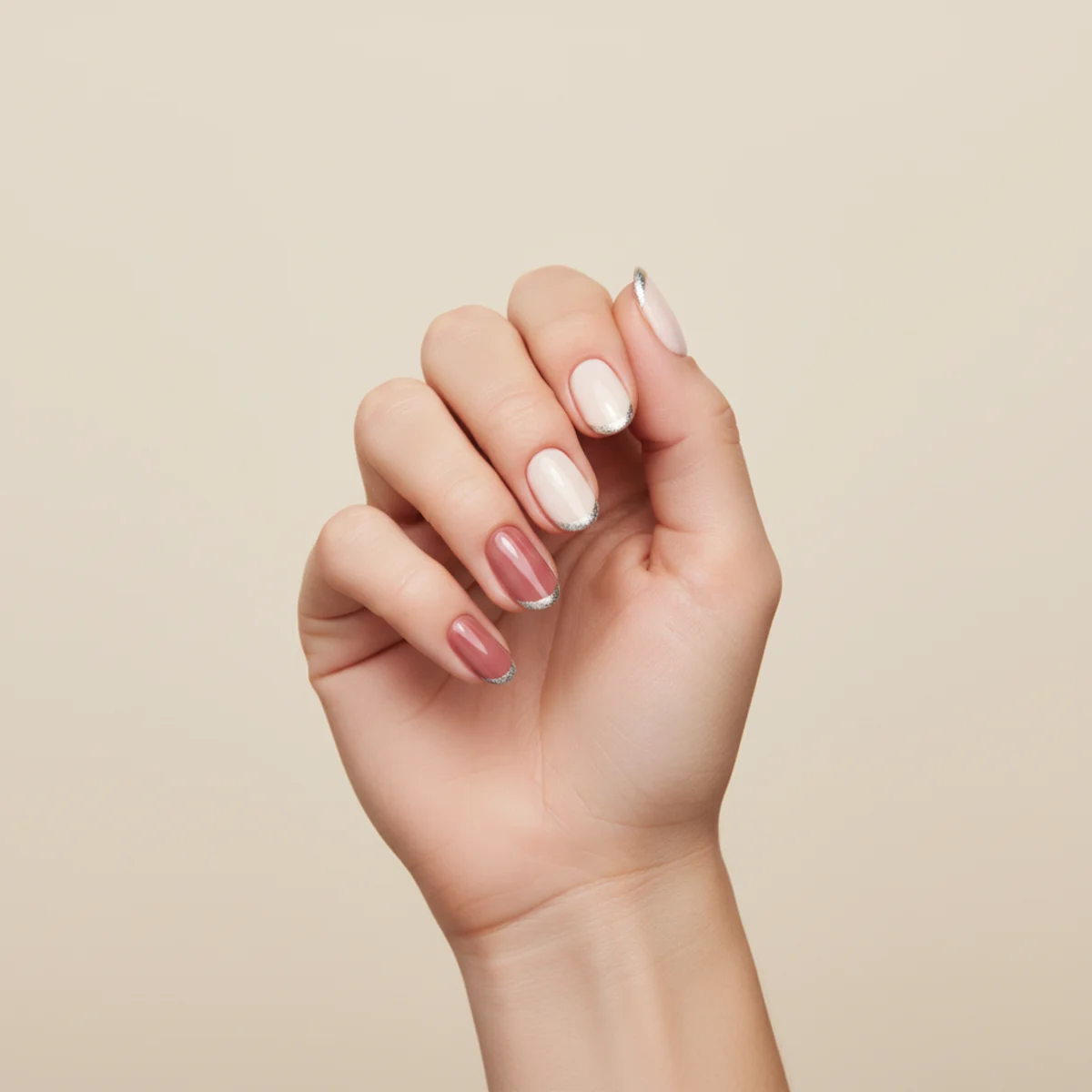 Aurora Cuff Bridal — wedding nail design ideas